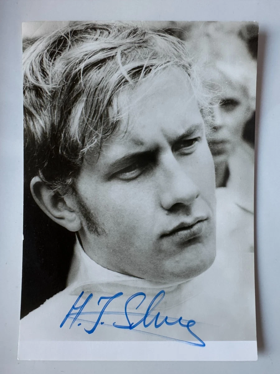 Hans Joachim Stuck BMW Autograph Card Formula 1 Original Signed + A 225376