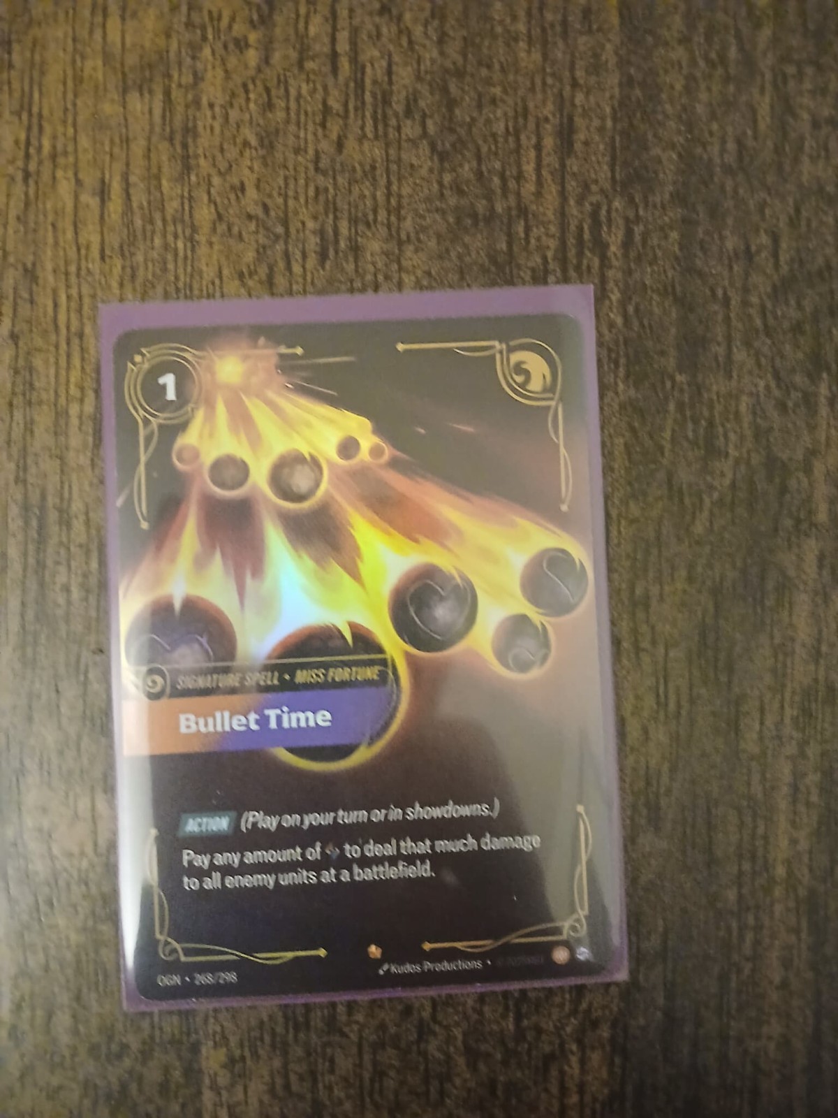 Bullet Time Foil 268/298 Origins Riftbound League of Legends 002456 | eBay