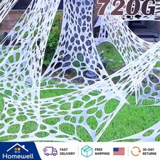 1200 Sqft Halloween Spider Web Decor - Perfect for Haunted Houses and Parties