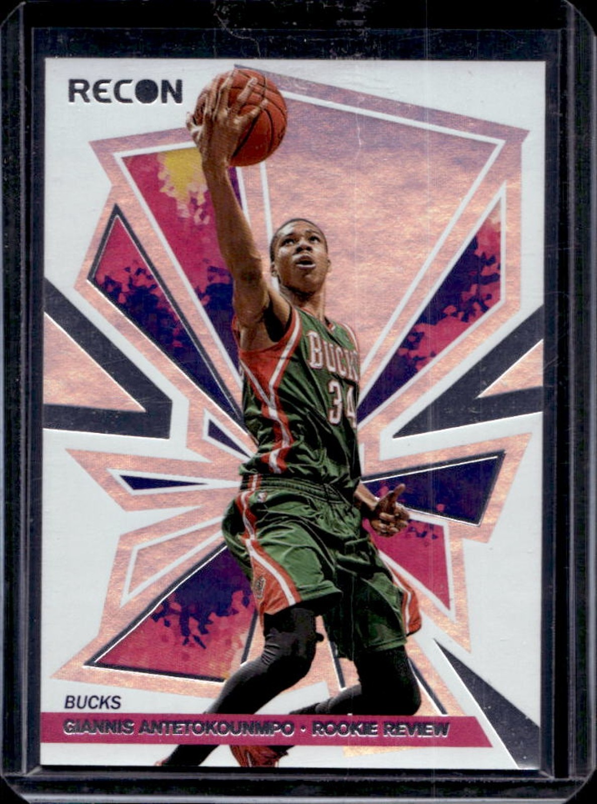 2020-21 Panini Recon Giannis Antetokounmpo Rookie Review #20 Bucks