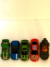 5 Hot Wheels Mazda RX-7/Mercedes-Benz/Dodge Intrepid/Dodge Charger/Sting Rod II