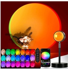 LED Sunset Lamp Projector,Multicolor Changing with USB Port,Sunset Light NIB