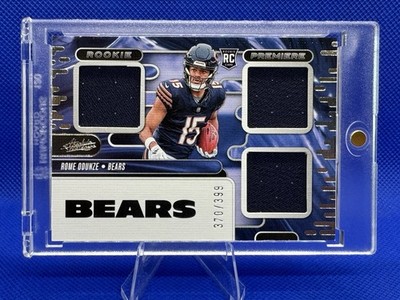 2024 Panini Absolute Rome Odunze Bears Rookie Premiere Materials RPM-ROE /399