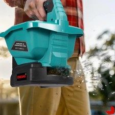 Esparcidor de fertilizante hortícola eléctrico césped esparcidor de semillas taladro de semillas