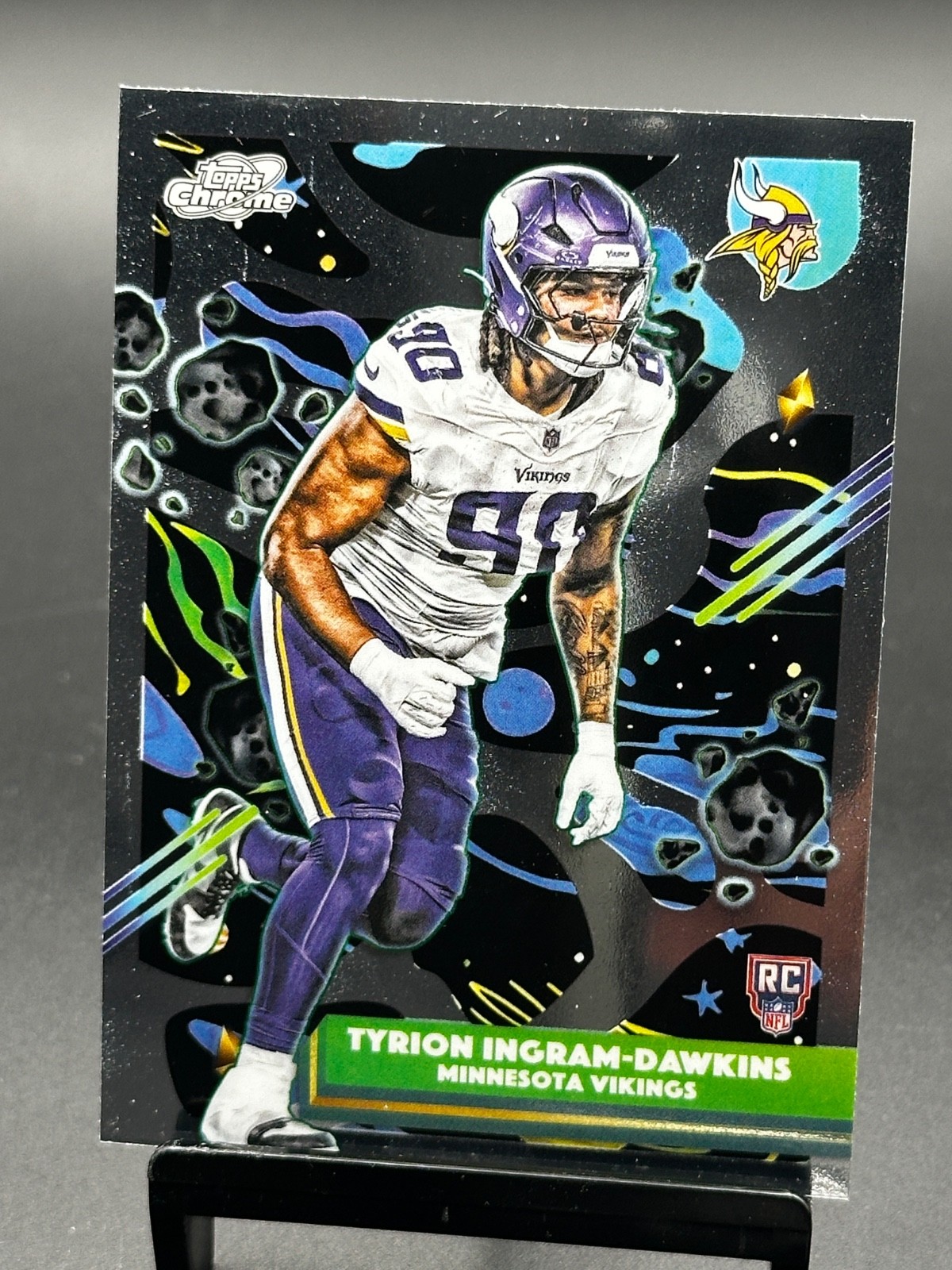 2025 Topps Chrome Cosmic Football Base (Pick Your Player)