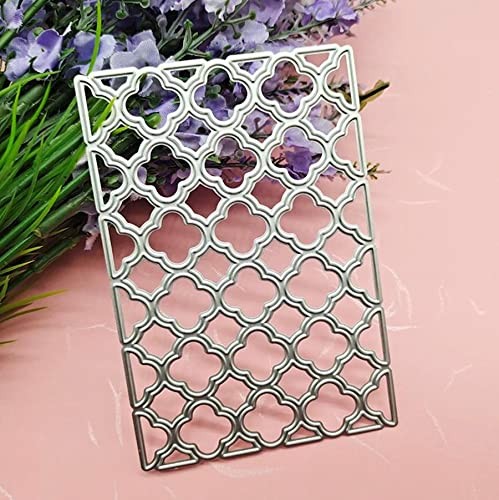 Grid Lattice Frame Metal Die Cuts, Grid Lattice Frame Cutting Dies Cut Stenci...