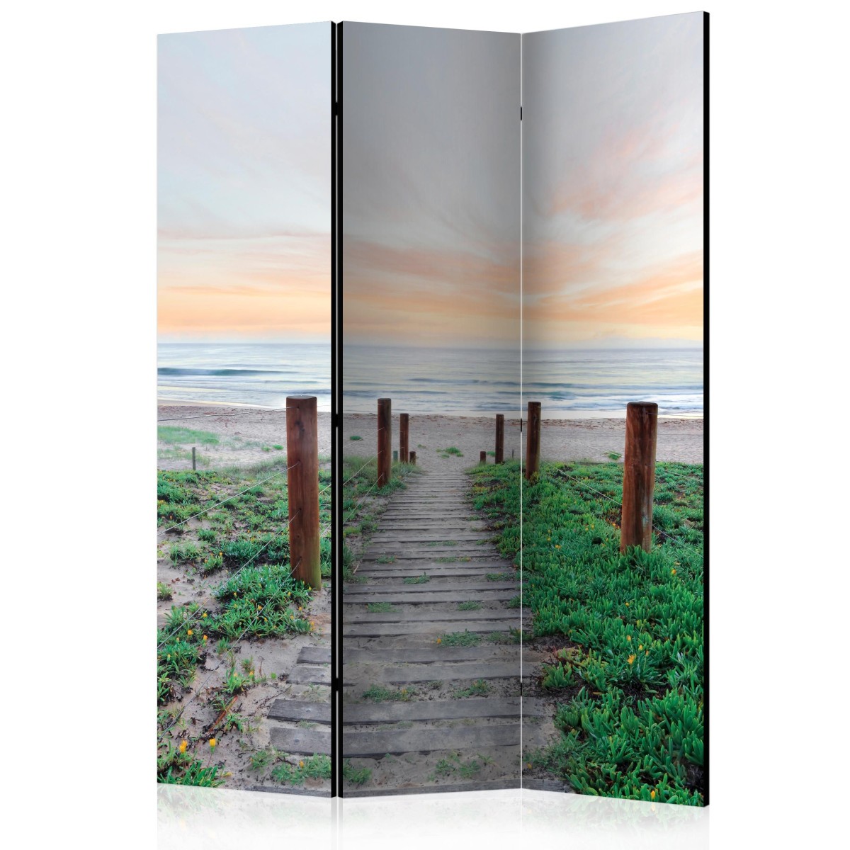 Paravent 3 volets imprimé artistique 135x172cm haut de gamme