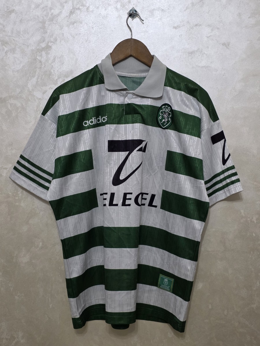 Sporting CP Lisbon 1996-1997 Home Football Shirt Jersey Telecel