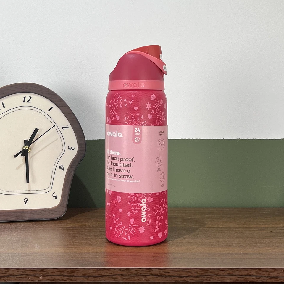 OWALA 32oz stainle steel cup - Insulated water bottle with straw double wall. - Image 4 of 4