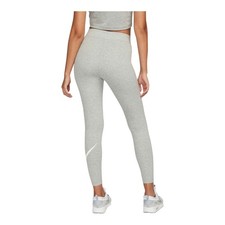 Womens Nike Sportswear Classics High Waisted Graphic Leggings Dk Grey
