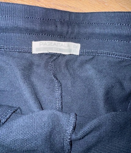 piazzaitalia Kids Boys jogger pants size 11-12 Blue - Picture 4 of 5