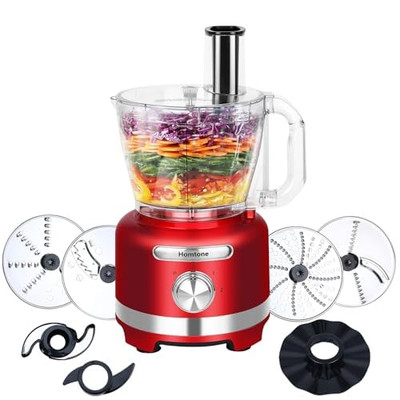 16 Cup Food Processor, French-Fry-Cutter Food Processors, 9 Functions 7 Blade...
