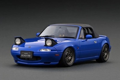 Ignition Model IG3199 Mazda Eunos Roadster NA 1/18 Blue Diecast Car