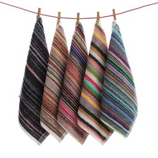 Colorful striped children's bath towel, highly absorbent and reusable