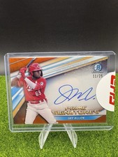 2022 Bowman Chrome - Prime Chrome Signatures Jay Allen Orange Refractor 11/25