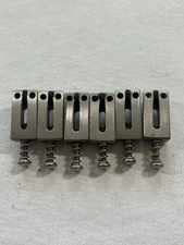 2010 Squier Modern Style Brushed Nickel Saddles Modern Style w/ HW