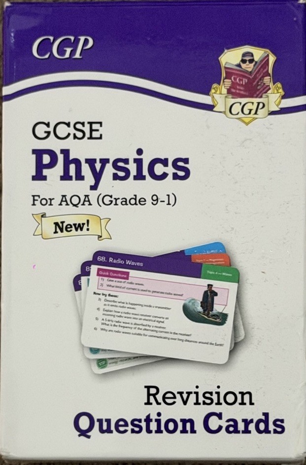 CGP GCSE Physics - AQA Grade 9-1 (Revision Question Flashcards)