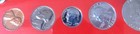 1963 Proof Set  ~ Franklin / Washington / Roosevelt / Jackson / Lincoln Penny — photo 1