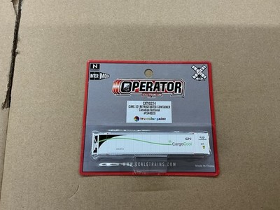SCALETRAINS BETREIBER SPUR N KÜHLSCHRANK CONTAINERWAGEN CIMC CANADIAN NATIONAL !