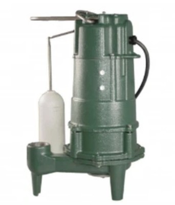 Zoeller 803-0001 Model M803 ''Shark'' Fractional HP Grinder Pump 0.5 HP 115V
