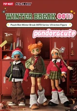 3PCS Peach Riot Winter Break OOTD Series 1/8 Action Figure