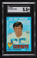 1971 Topps Lee Roy Jordan #31 SGC 5.5 0ol8