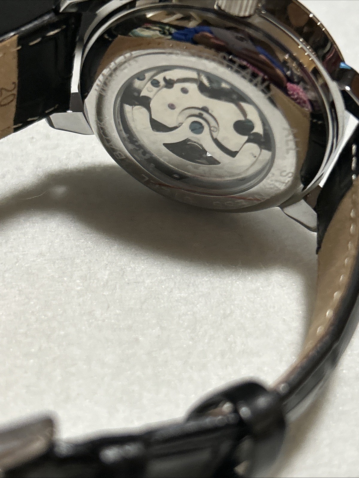 StunningMen's Openwork Watch Automatic, Genuine B… - image 3