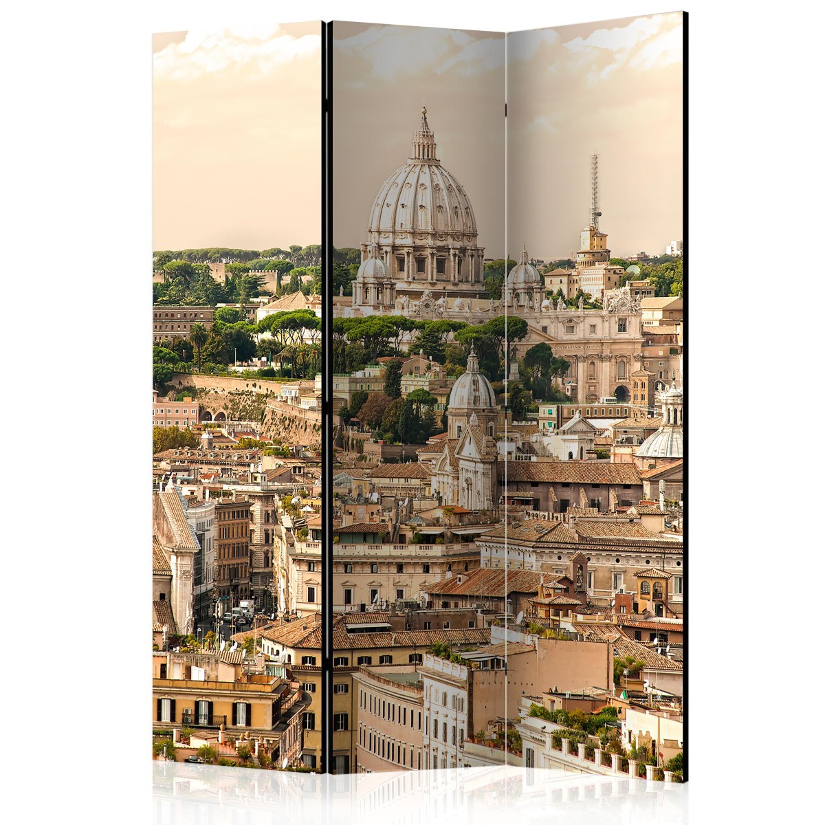 Paravent 3 volets Roman Holiday pour cacher un espace de travail