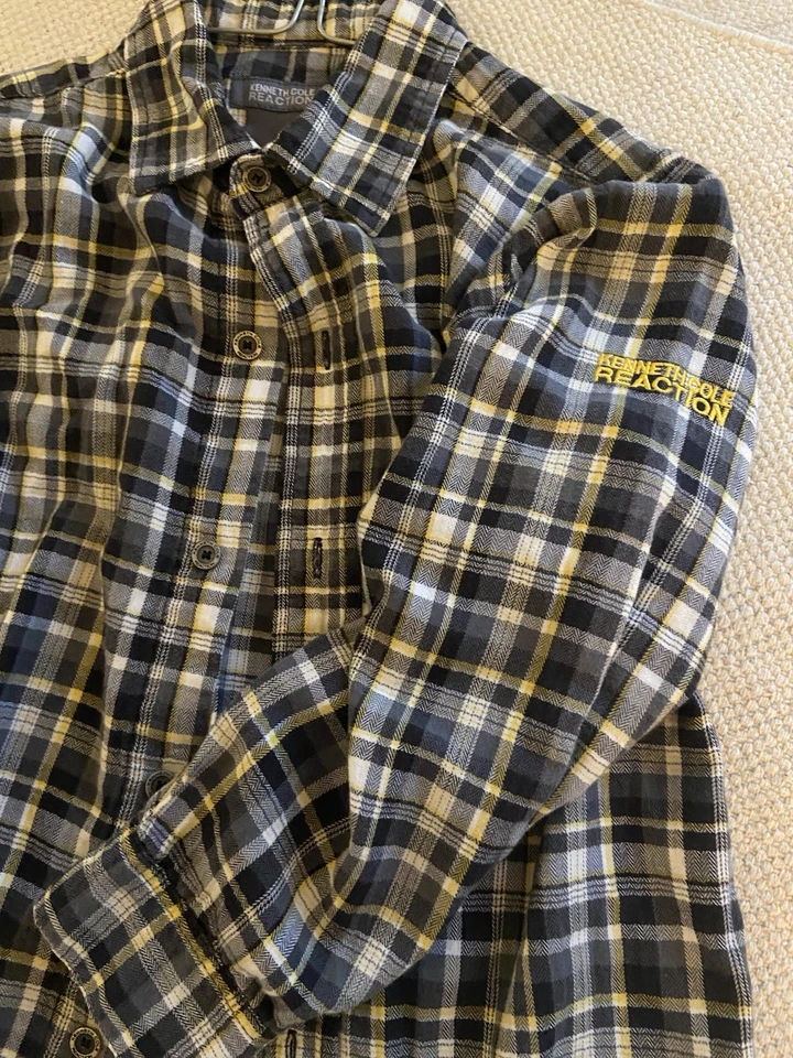 Рубашка в клетку на пуговицах Kenneth Cole Reaction для мальчиков. Размер 7 - Изображение 3 из 3