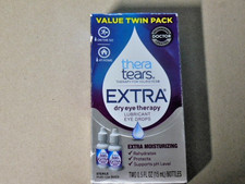 TheraTears Extra Dry Eye Therapy Lubricant Drops twin Pack 0.5 Fl Oz ex 8/2026 