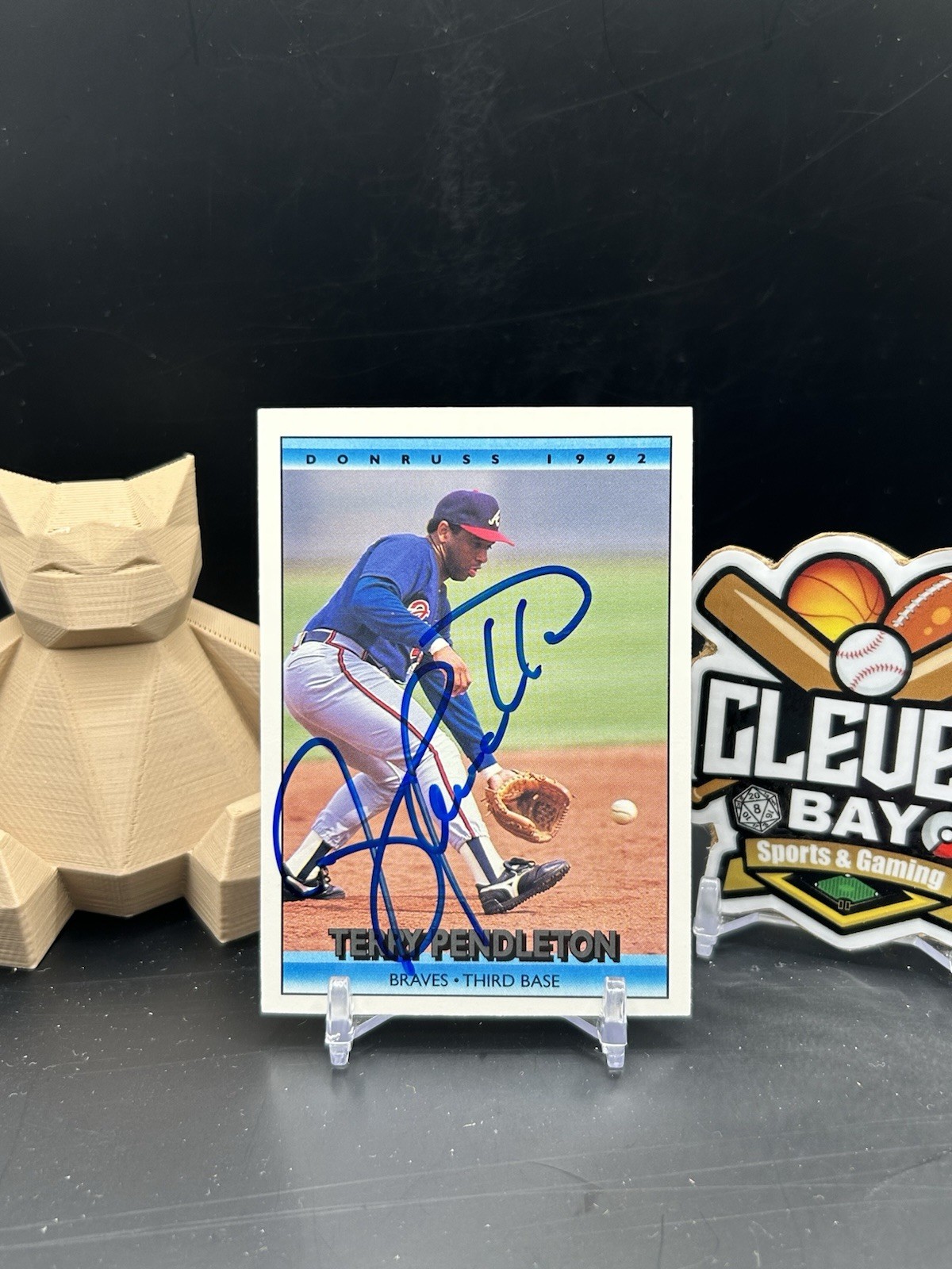 Terry Pendleton Autographed Signed 1992 Donruss #237 Braves IP Auto No COA (JDD)