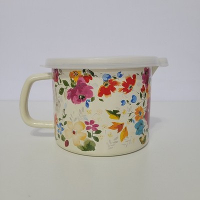 The Pioneer Woman Timeless Floral Enamel Coated Metal Measuring Pitcher 6 Cups