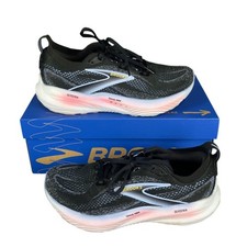 Brooks Glycerin 22 Running Shoes Black/Blue Heron/Orange Women's Size 8.5