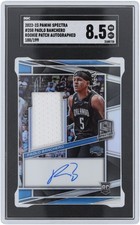 Paolo Banchero Magic Signed 2022-23 Panini Spectra #188/199 SGC 8.5 Rookie Card