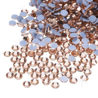 1440 Stk Hotfix Strasssteine Kristallglas für SS12 3,2mm, Champagner