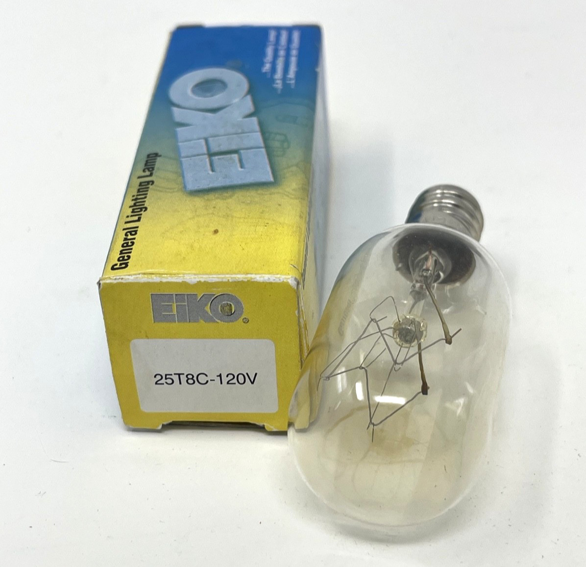 Lot of 2 Eiko 25T8C 120V  General Lighting Lamp Light Bulb