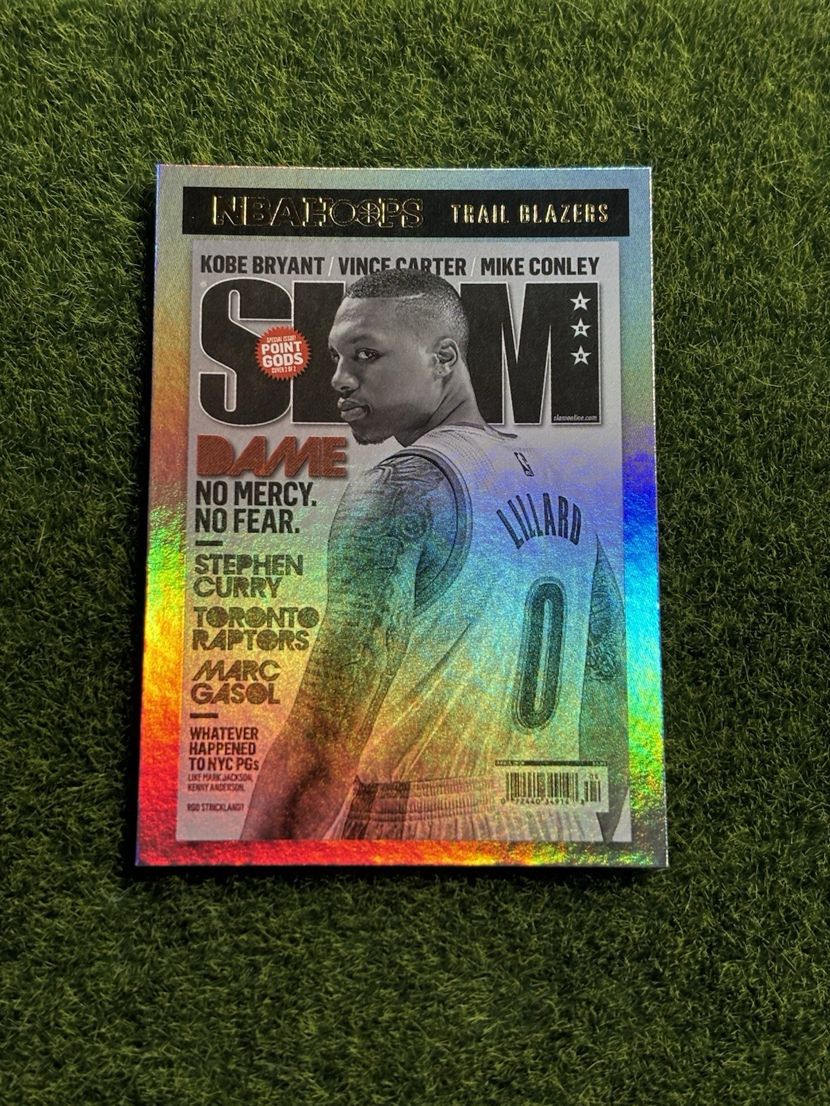 2020-21 Panini NBA Hoops - Slam Damian Lillard #16 Holo Trailblazers