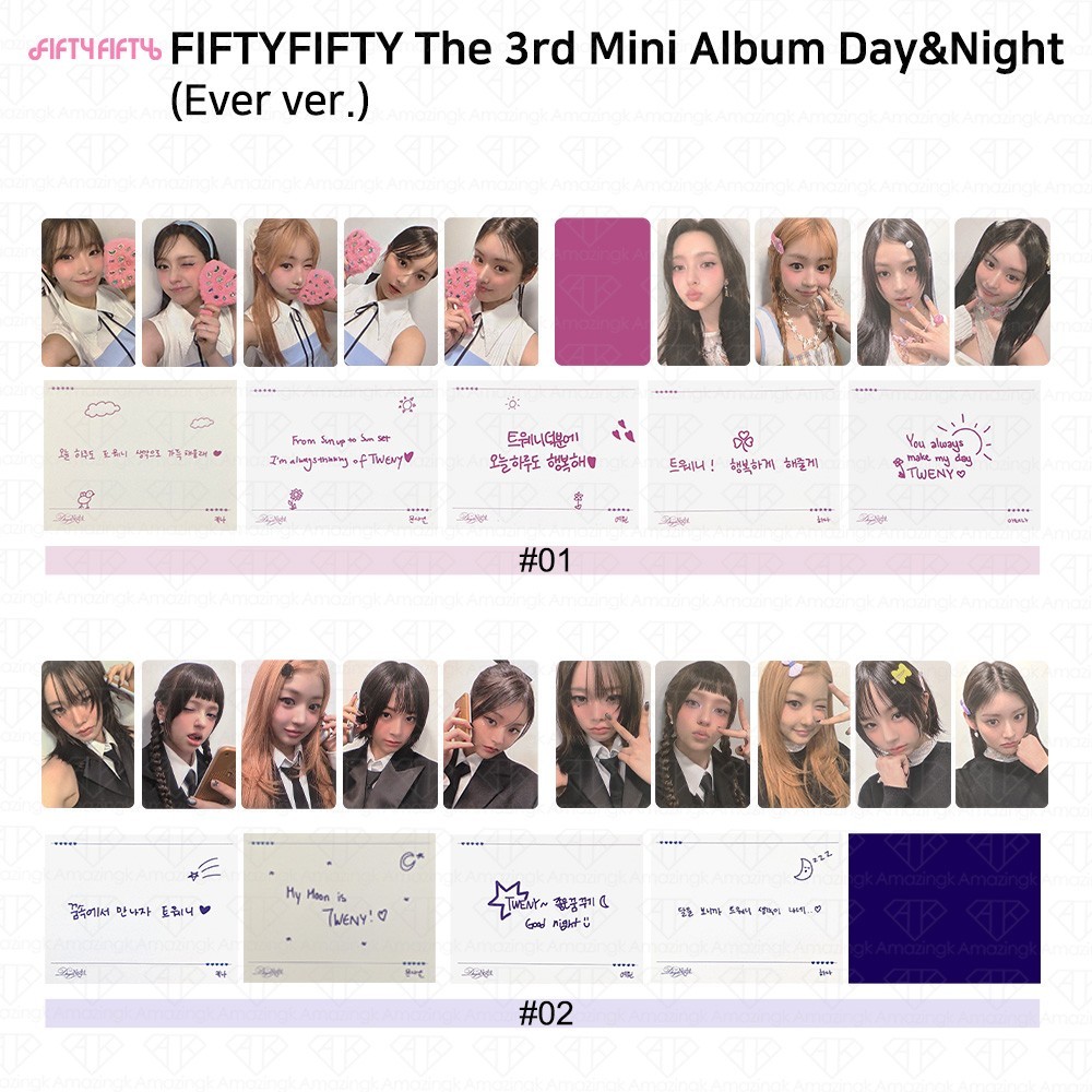 FIFTY FIFTY 3rd Mini Album Day & Night Ever ver. Official
