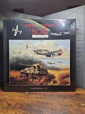 F.X. Schmid Jigsaw Puzzle 500 pc Normandy Tiger hunt P-51 Mustangs New SEALED