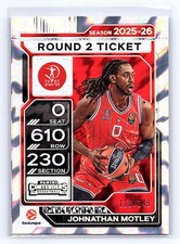 Johnathan Motley 2025-26 Contenders EuroLeague #51 Round 2 Ticket #/149