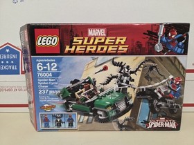 Lego Marvel Superheroes Spider-Man Spider-Cycle Chase 76004