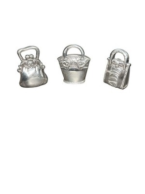 Brighton Set 3 Silver Plated Purse Photograph  & Card Holder Paperweights