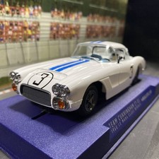 MR Slotcar Chevrolet Corvette C1 3 1/32 Slot Car Used zz8