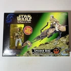 1997 Kenner Star Wars Power of the Force Speeder Bike w/PRINCESS LEIA ORGANA .00