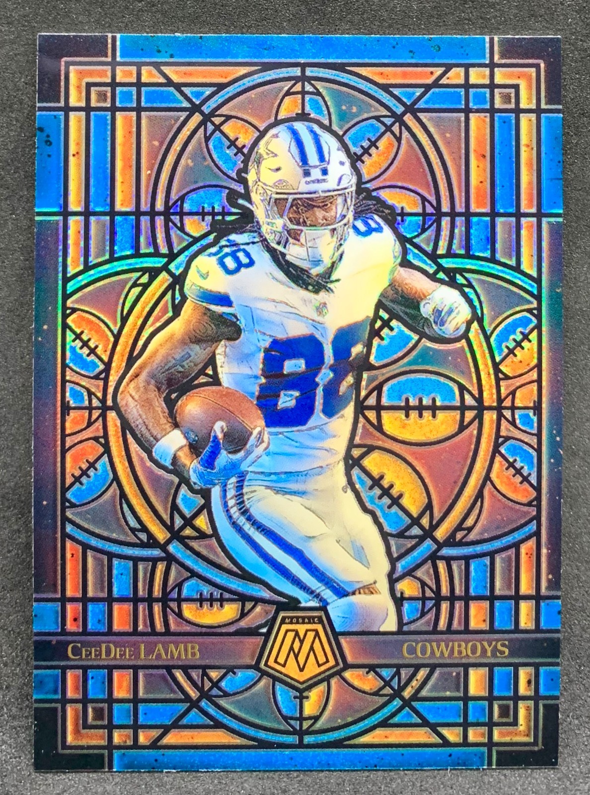2025 Panini Mosaic CEEDEE LAMB Dallas Cowboys Stained Glass Prizm Case Hit SP #9