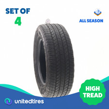 Set Of 4 Used 25565r17 Goodyear Wrangler Territory Ht - 8.5-1032 18ch2