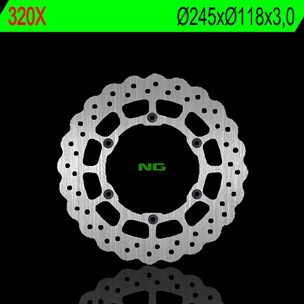 Free Shipping NG BRAKES Fixed Wavy Brake Disc For Motorcycle Parts