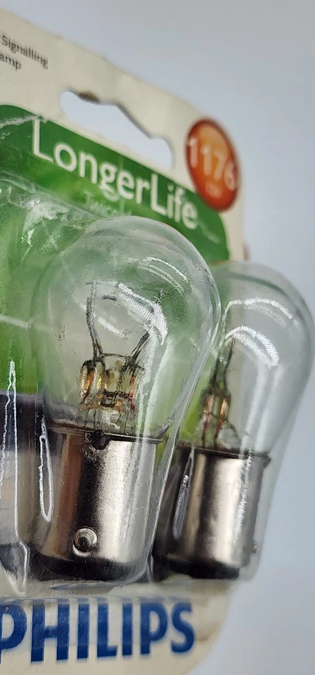 Philips 1176LLB2 Lámpara Trasera Larga Duración Bombilla 1176 - PACK DE 2 Foto 3 de 3