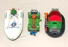Lot of 3 Vintage Teenage Mutant Ninja Turtles Vehicles Playmates TMNT FOR PARTS