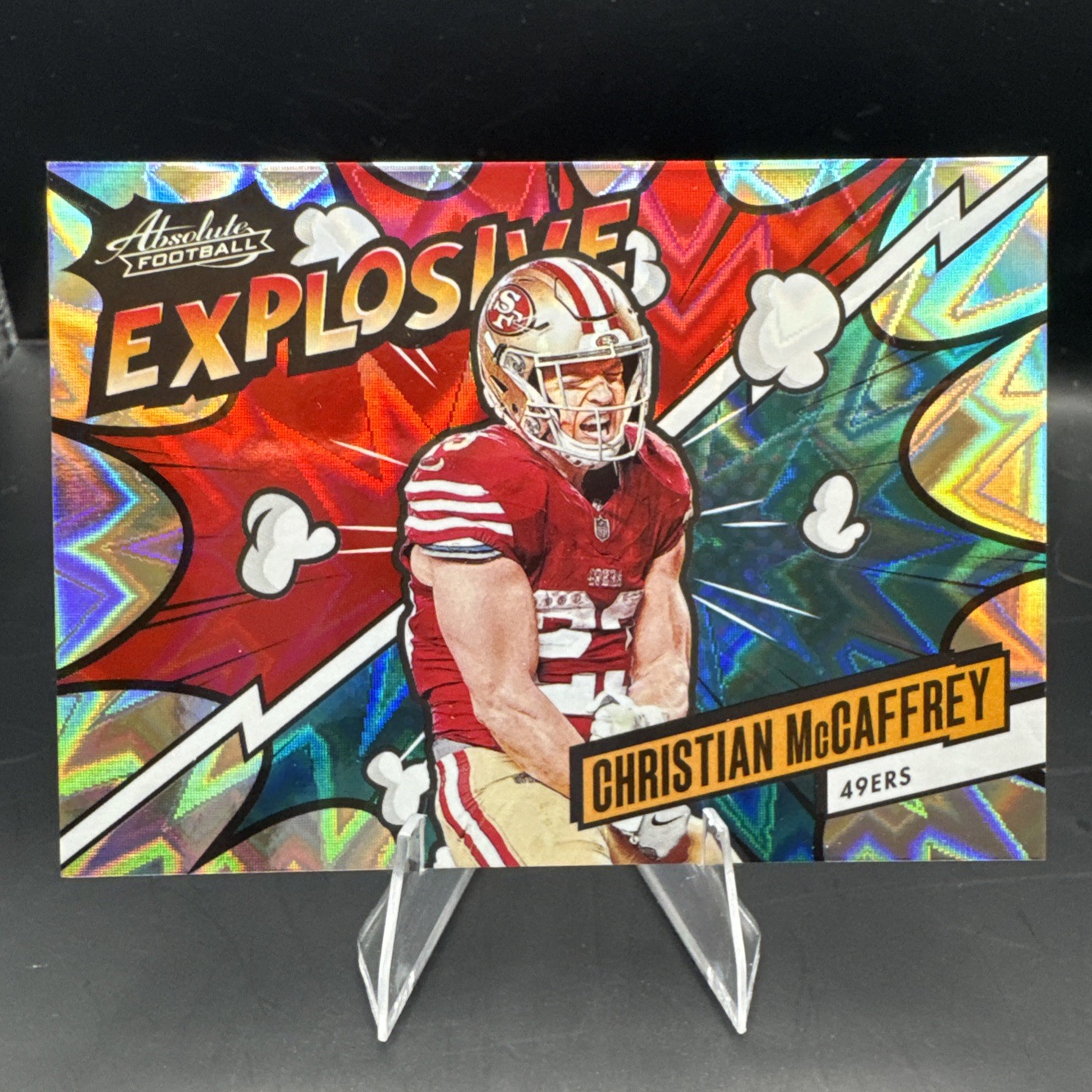 2024 Panini Absolute - Explosive Christian McCaffrey #EX-CMY